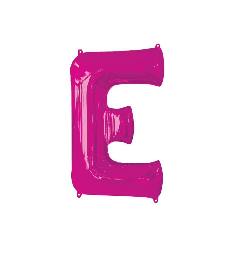 Narozeninový fóliový balónek (tmavě růžový) – E