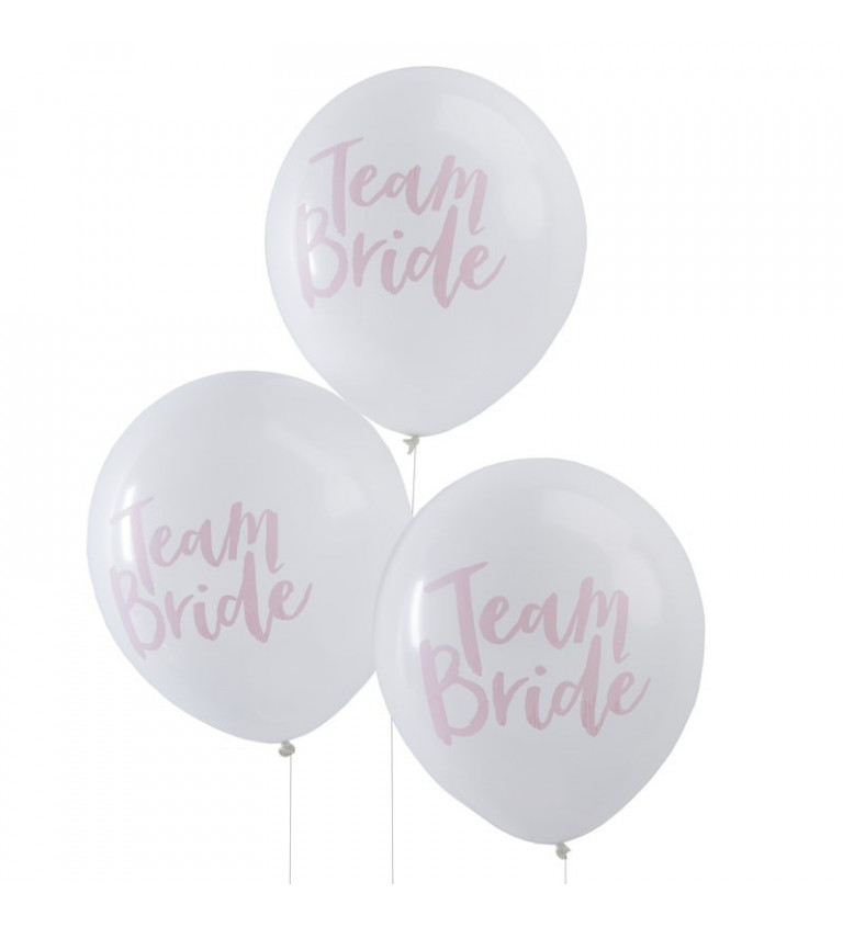 Rozlučkové balónky Team bride