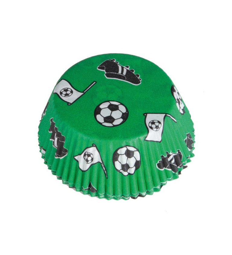 Cupcake košíčky fotbalové