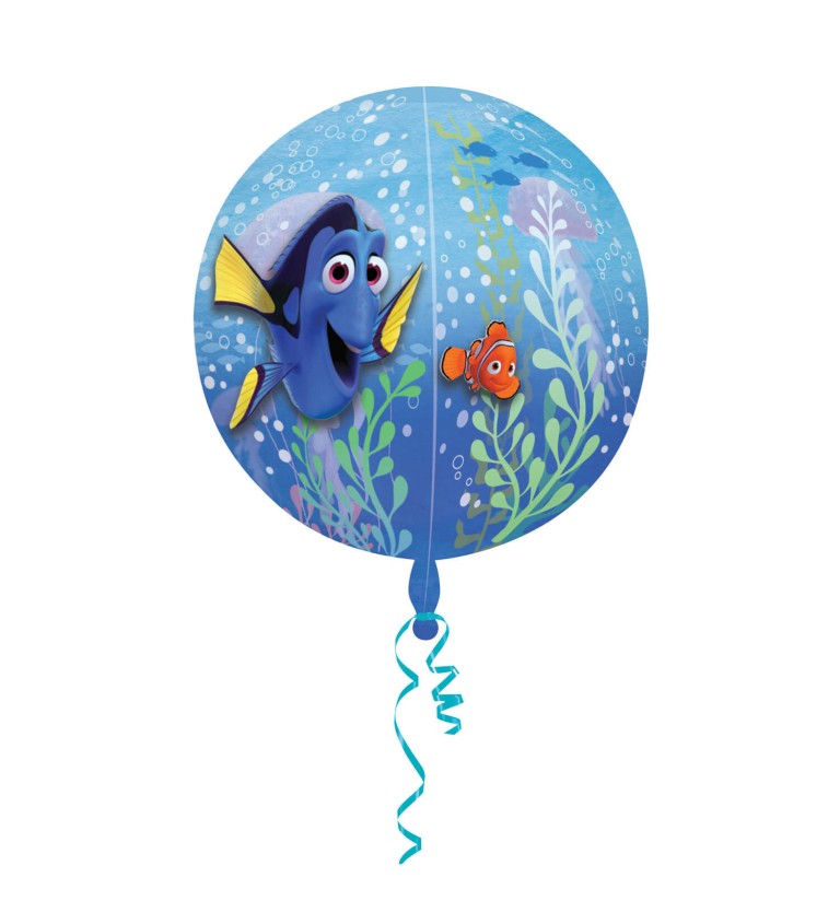 Fóliový balónek kulatý - Hledá se Dory