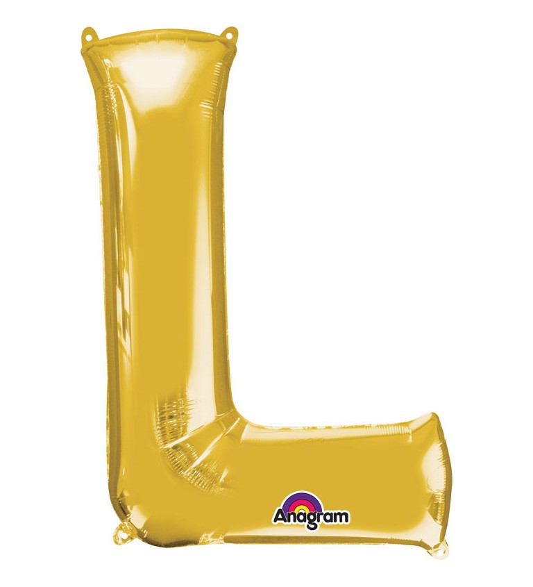 Narozeninový fóliový balónek (zlatý) – L