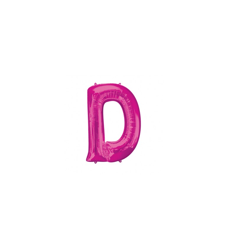 Narozeninový fóliový balónek (tmavě růžový) – D