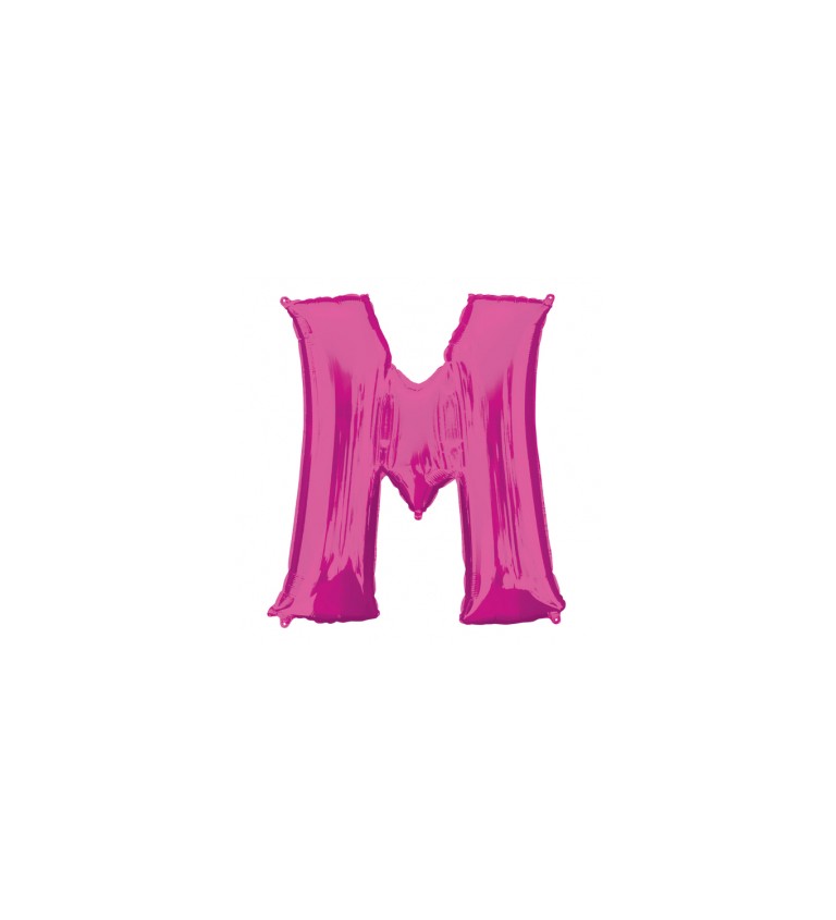Narozeninový fóliový balónek (tmavě růžový) – M