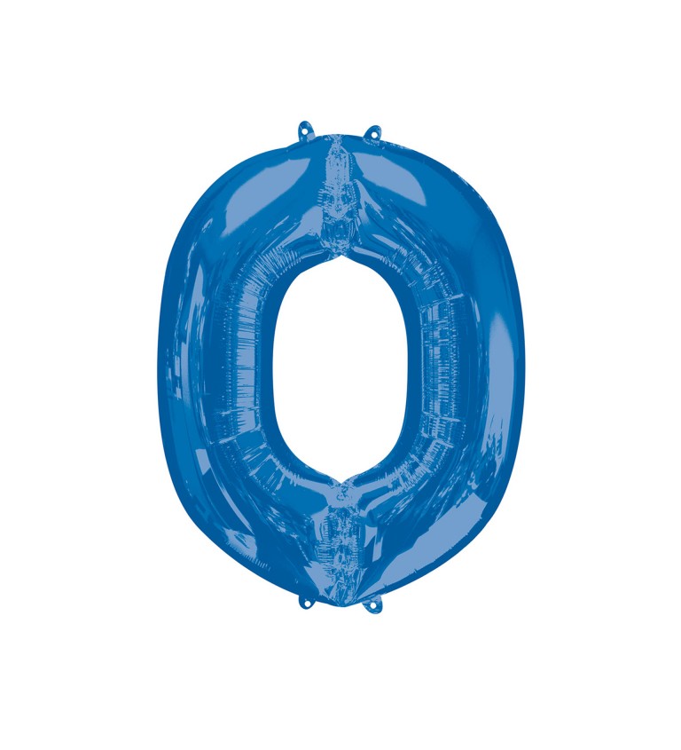 Narozeninový fóliový balónek (modrý) – O