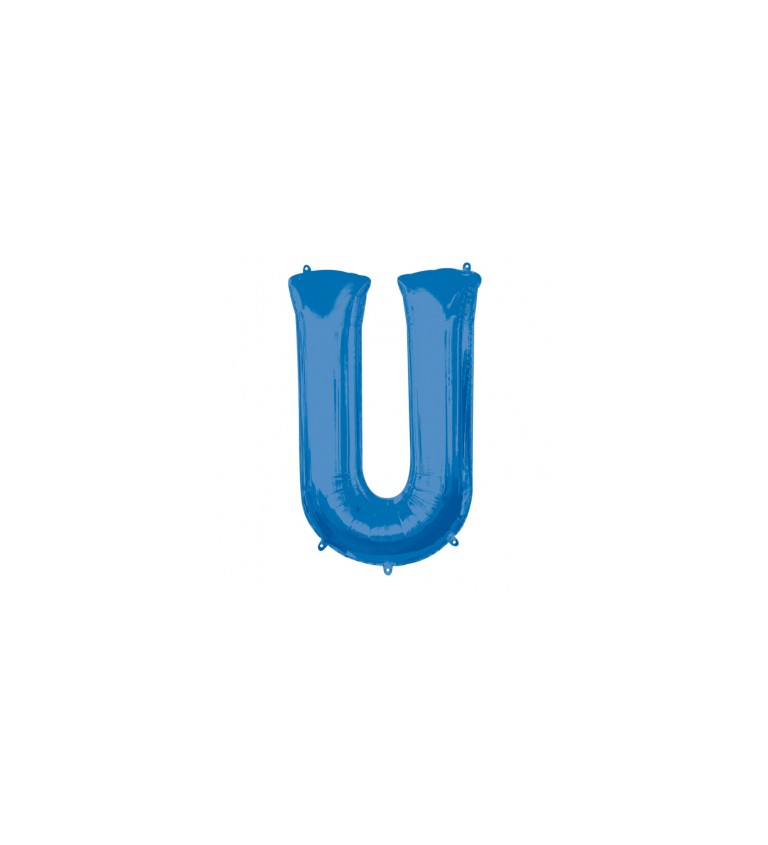 Narozeninový fóliový balónek (modrý) – U