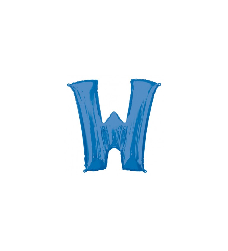 Narozeninový fóliový balónek (modrý) – W