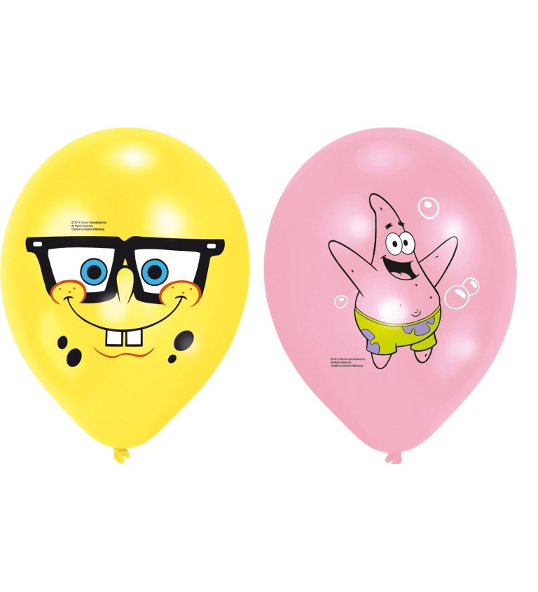 Sponge Bob - balonek 6 ks
