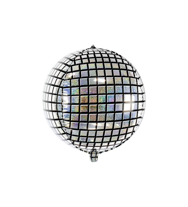 Fóliový balónek Holografická disco koule