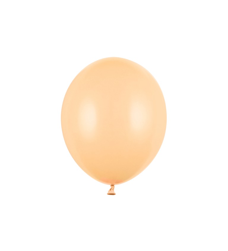 Pastelové balónky - světle oranžové