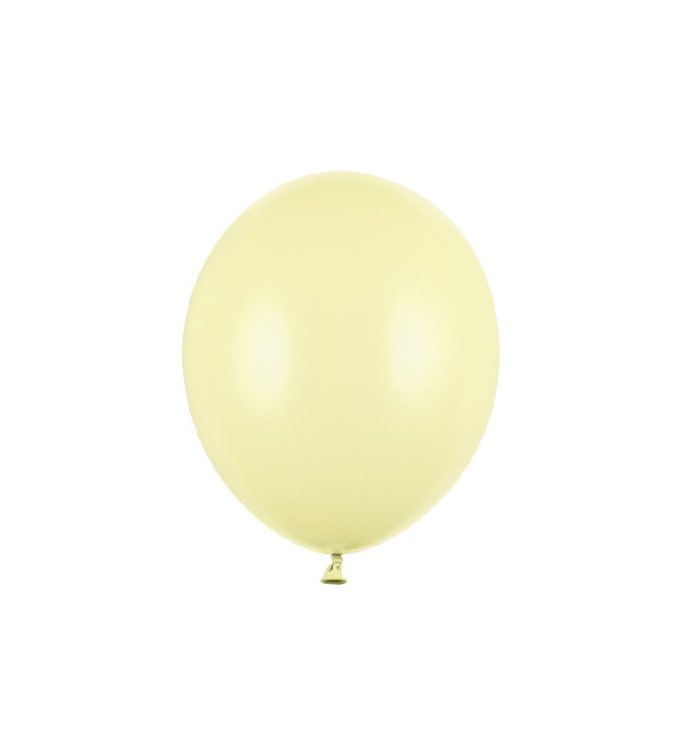 Pastelové balónky - světle žluté