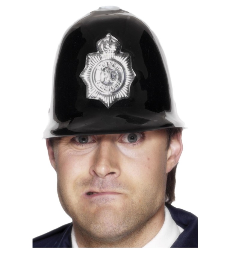 Policejní helma s odznakem - plast