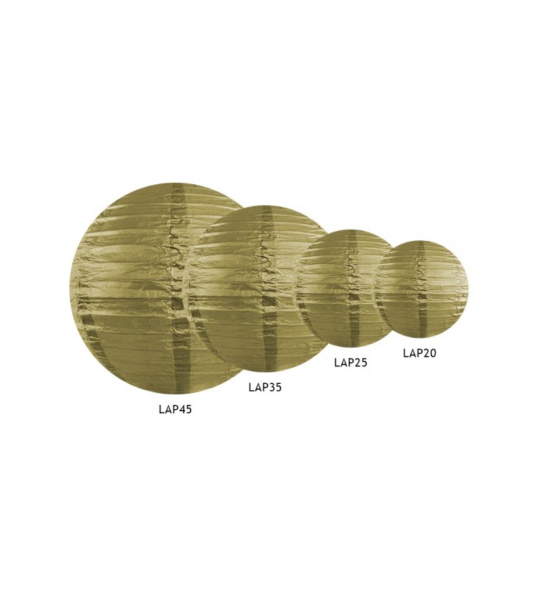 Zlatý lampión - koule