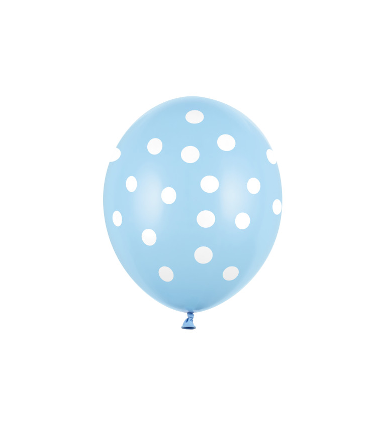 Balonek (modrý s puntíky) 6ks