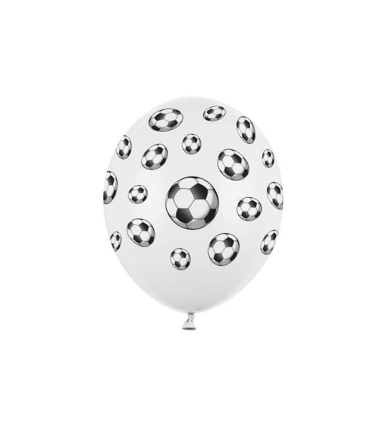 Balónek - Fotbalový míč - 6ks