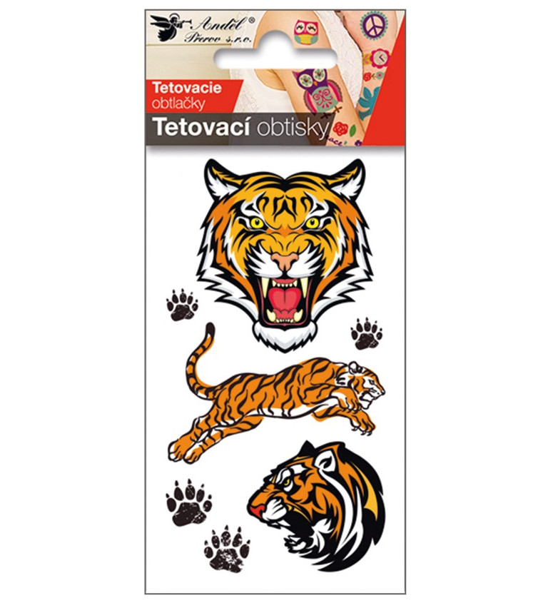 Dočasné tetování  - tygr