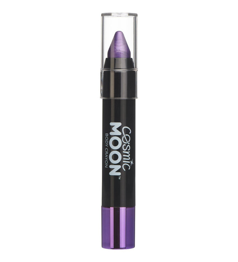 Metalická make up tužka fialová