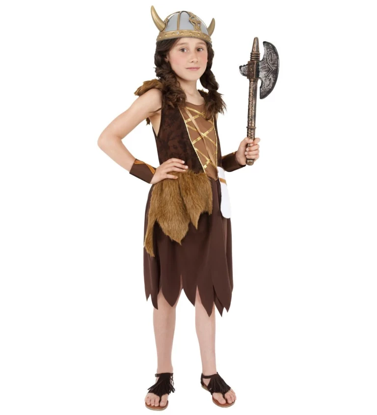 Dětský kostým - Vikingská dívka