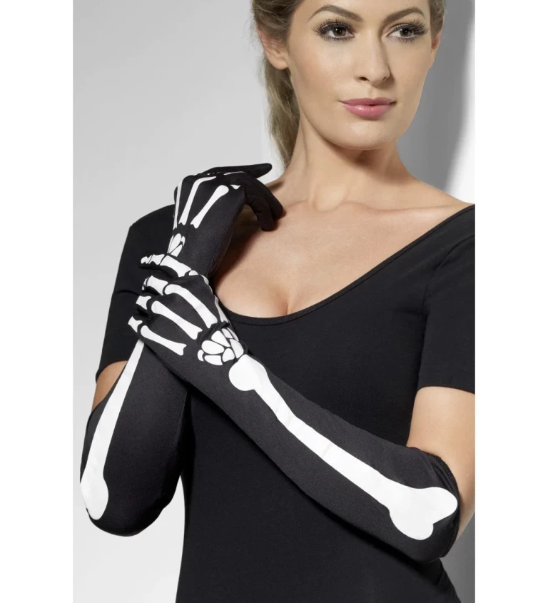 Dámské rukavičky - "Skeleton"