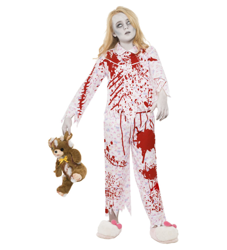 Hororová zombie dívka - kostým