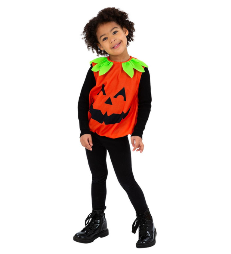 Dětský kostým Halloween dýně