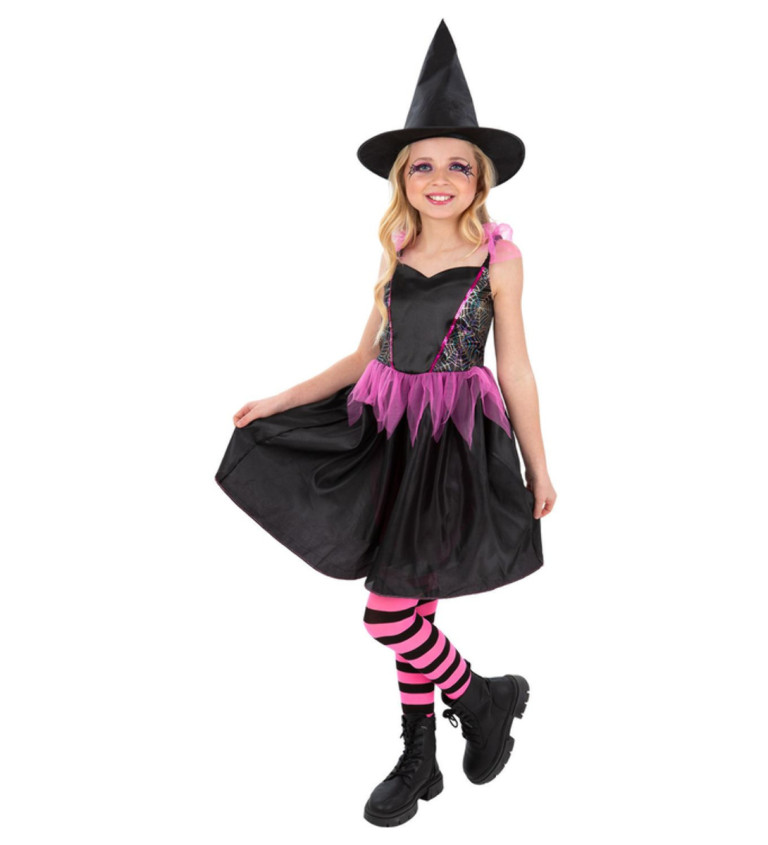 Dětský kostým tajemná čarodějnice